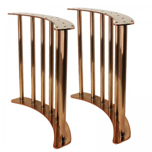 Metal Table Legs luxury rose gold metal dining table legs