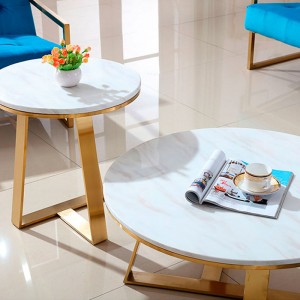 Stainless Steel Table Frame marble side table coffee metal frame
