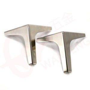 Sofa Metal Leg Chrome Plated Stainless Steel Triangle Leg | GELAN