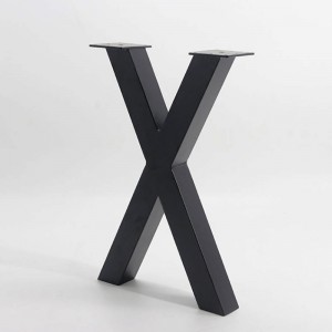 X Table Legs Modern Custom X Shape Table Leg Industrial Furniture Hardware Legs | GELAN