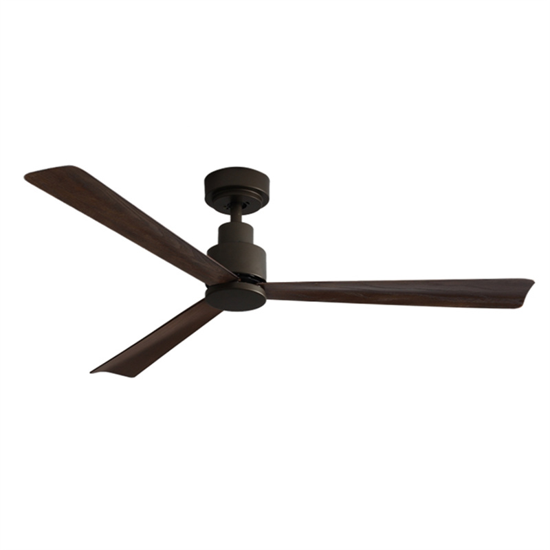 Nordic Style Commercial Wood Ceiling Fan 3 Plywood Blades Ceiling Fan Dc Motor Ceiling Fan Light