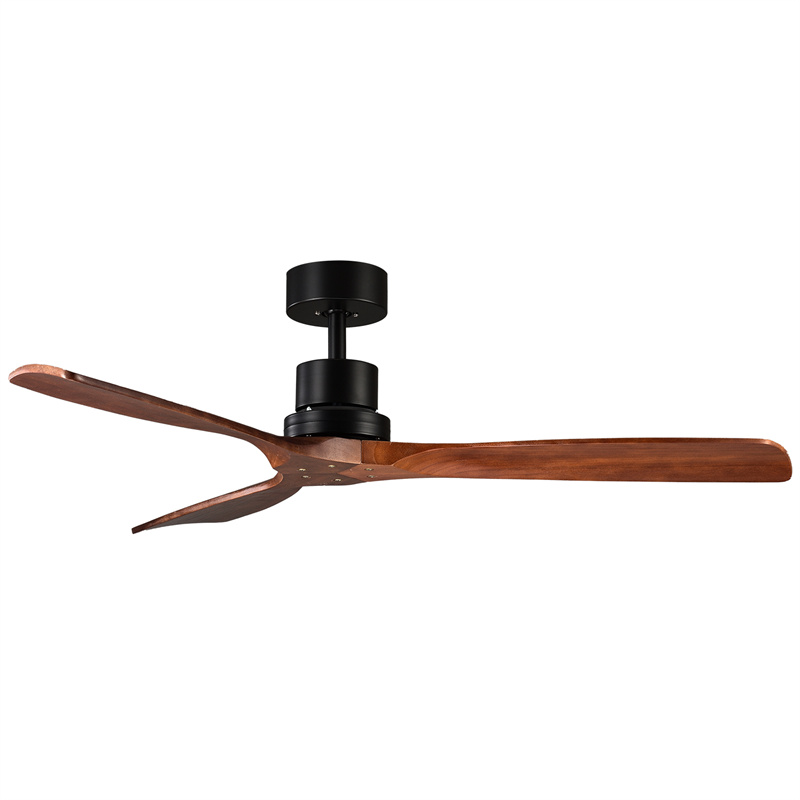 Modernong Simple Dekorasyon na 52 Inch Ceiling Fan 230v Wood Blades Cele Fan Dc Bldc Remote Control Cieling Fan