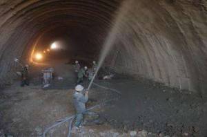 China Shotcrete special used in the tunnel and bridge.