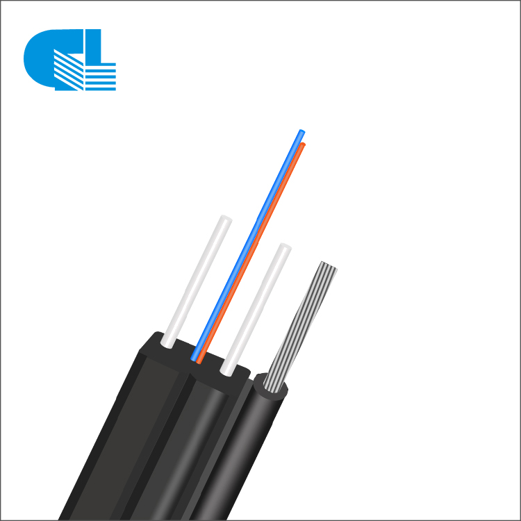 Outdoor FTTH Drop Cable With Stranded Steel Wire1