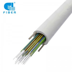 Micro Tube Indoor Outdoor Drop Fiber optic Cable 24 cores mo Uea Faufale (GJPFXJH)