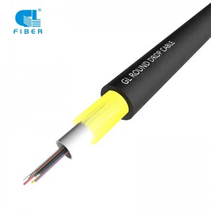 Micro ADSS Tight Buffer TPU FTTH Cable 1-24 Cores