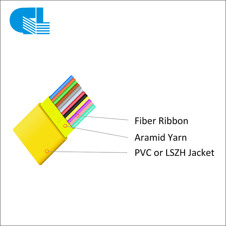 GJDFBV Indoor Flat Ribbon Cable Fiber Optic