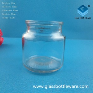 Manufacturer’s direct sales of 100ml candle glass cans and craft glass candlesticks