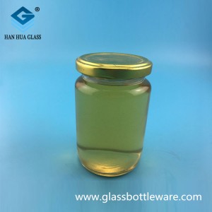Wholesale 250ml round glass Pickled vegetables bottle