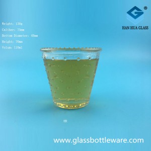 Wholesale 100ml export candle glass cups