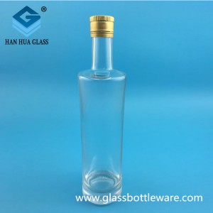 Wholesale price of 500ml round olive oil glass bottle