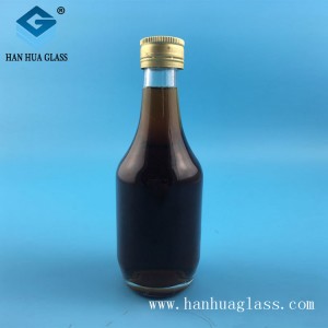 Reusable 180ml clear glass vial