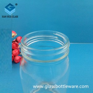 Wholesale price of 500ml round honey glass bottle