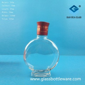 Factory direct sales of 125ml glass wine bottles