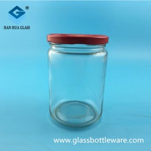 Factory direct sales 500ml canned glass bottle Chili sauce and paste bottle