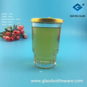 Factory direct sales of 140ml wide mouth glass small capacity wine bottles