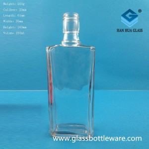Wholesale 150ml rectangular glass wine bottles