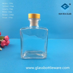 150ml rectangular aromatherapy glass bottle sold directly by the manufacturer