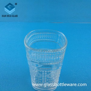 Wholesale 150ml square glass water cup, juice glass cup