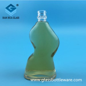 Wholesale 125ml transparent glass wine bottles