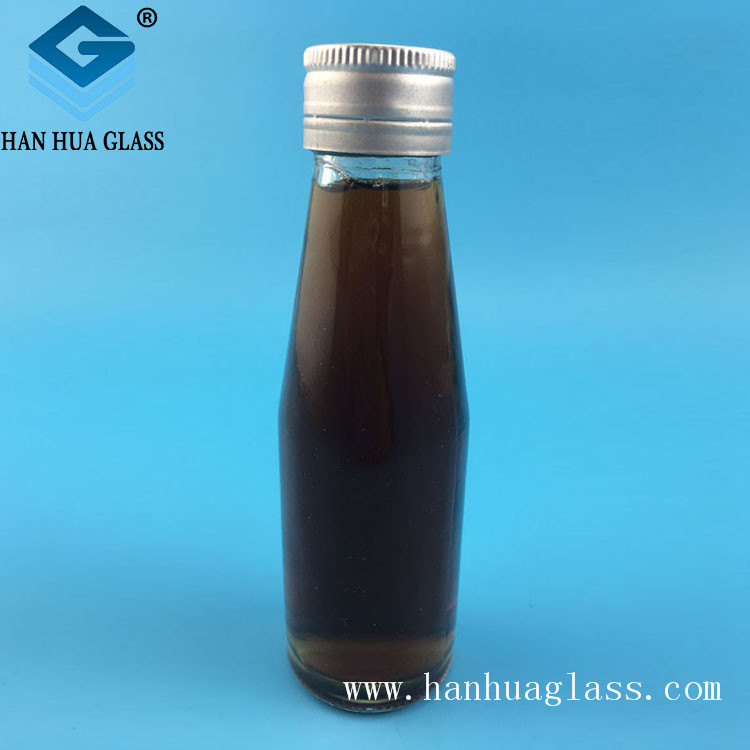 glass honey bottle