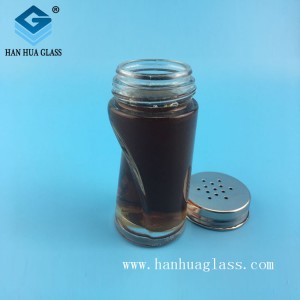 Factory Wholesale Glass Spice Jar With Sealed Metal Lid