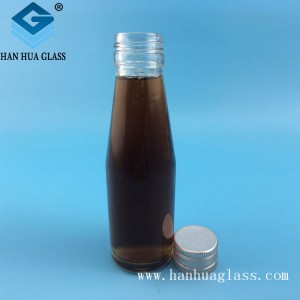 Tarro de miel de vidrio transparente de 100 ml con tapa hermética de metal