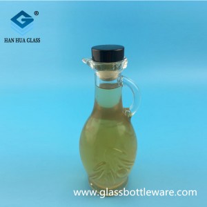 Manufacturer’s direct sales 250ml glass duckbill oil pot with handle