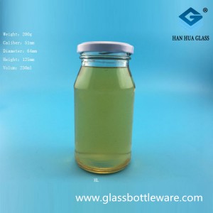 250ml jam glass bottle manufacturer