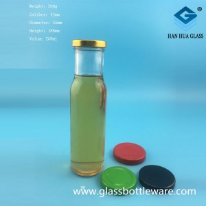 Hot selling 250ml fruit juice beverage glass bottle