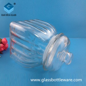 Factory direct sales 600ml square glass storage tank sealed jar