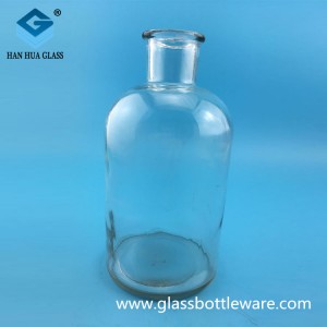 Wholesale price of 1000ml small mouth transparent glass reagent bottles