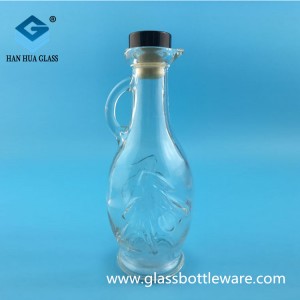 Manufacturer’s direct sales 250ml glass duckbill oil pot with handle