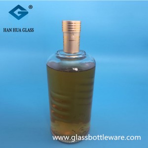 Manufacturer’s direct sales of 1000ml large capacity crystal white glass wine bottles