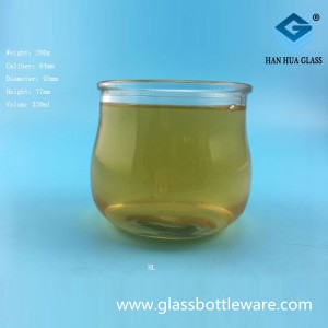 Manufacturer of 300ml candle glass jar