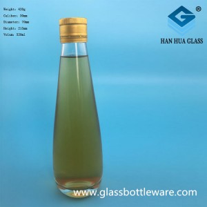 Wholesale of 300ml fruit juice beverage glass bottles