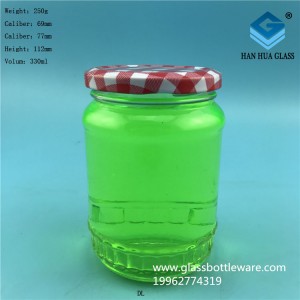 330ml jam glass bottle wholesale