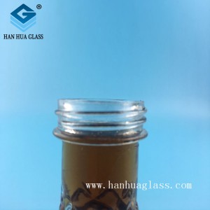 Frasco de vidro de especiarias transparente reutilizável de 30 ml com tampa