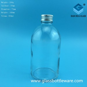 Wholesale 350ml juice beverage glass bottles