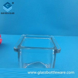80ml square candle glass jar sold directly by the manufacturer