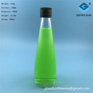 Wholesale of 300ml juice drink glass bottles