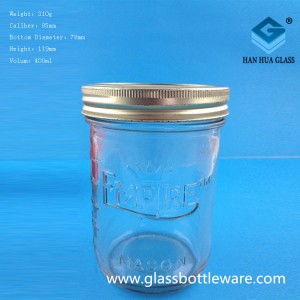 Manufacturer’s direct sales of 400ml export glass honey cans