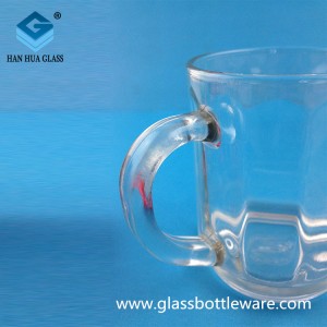 200ml Small Mark Glass Handle Cup