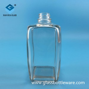 500ml rectangular hand sanitizer glass bottle sold directly by the manufacturer