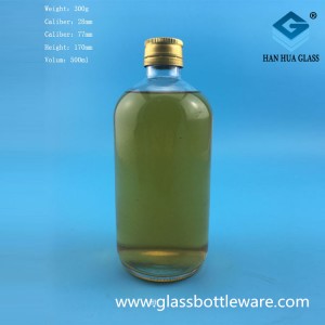 Manufacturer of 500ml medicinal glass bottles