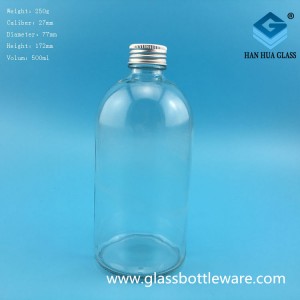 Hot selling 500ml fruit juice beverage glass bottle