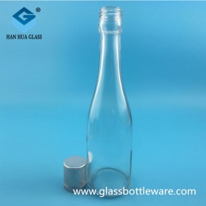 Manufacturer’s direct sales of 240ml transparent glass wine bottles
