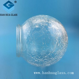 High transmittance transparent glass lampshade for lamps