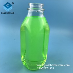 900ml export square glass milk bottle