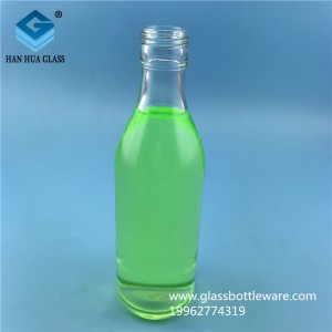 Factory direct sales of 330ml transparent glass wine bottles